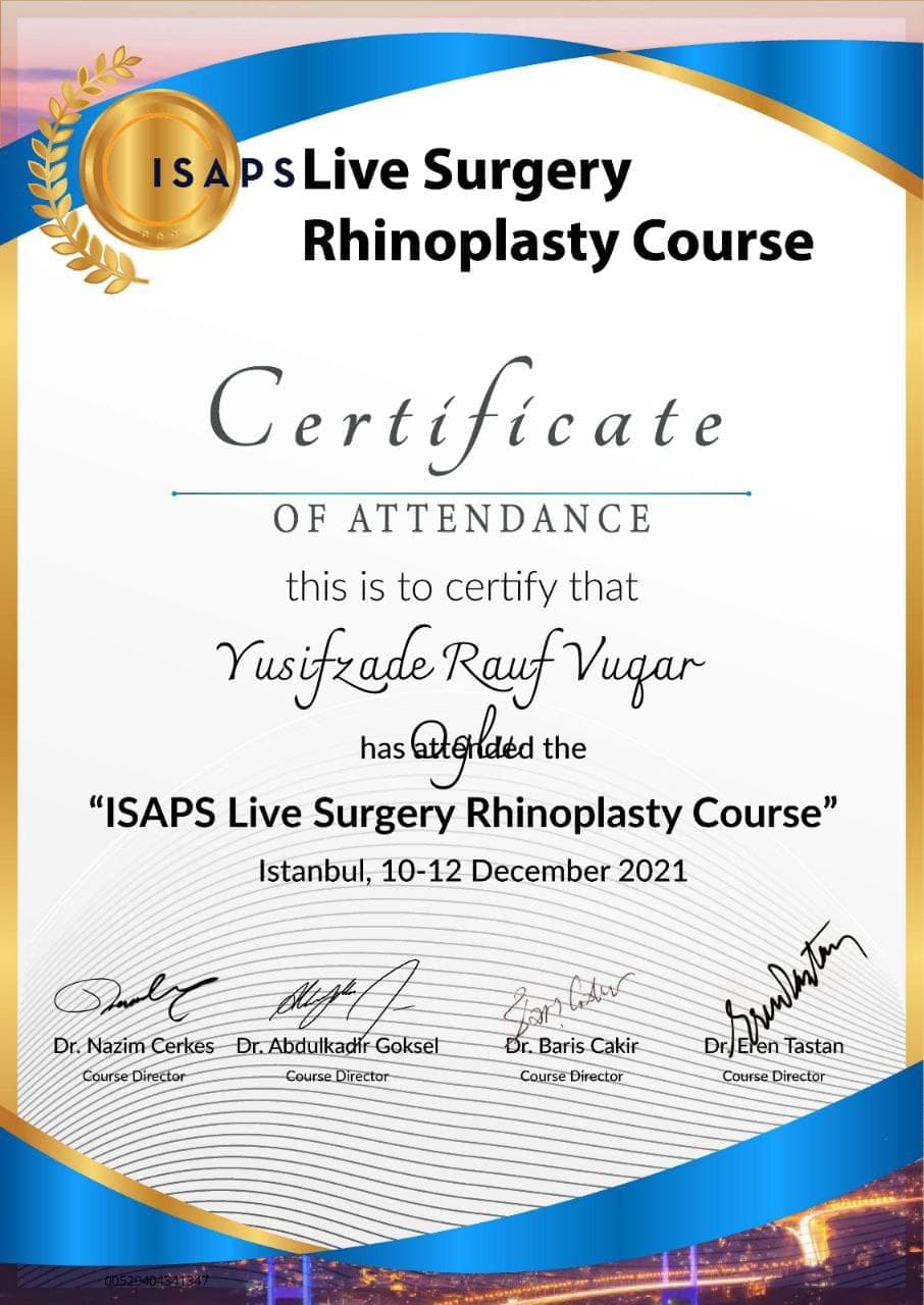 ISAPS. Live surgery rhinoplasty course